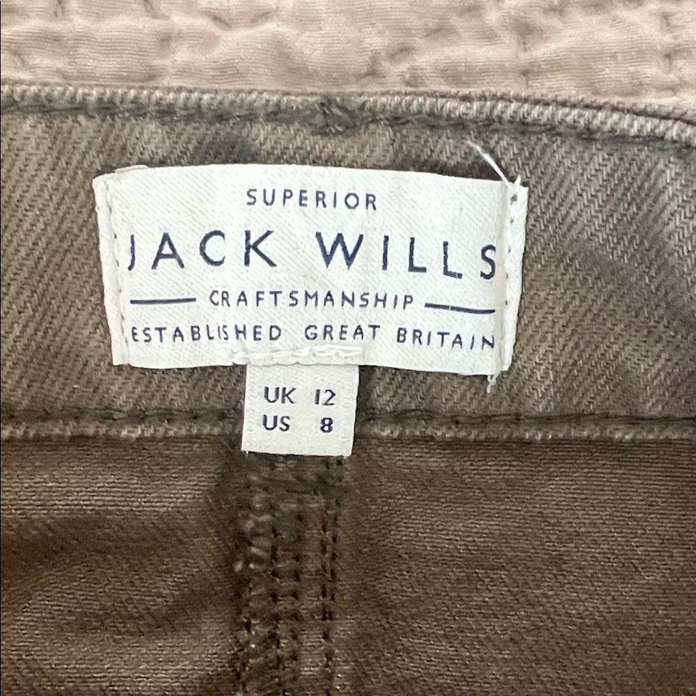 Jack Wills Utility Mini Skirt – Olive Green, Size 8 - Picture 2 of 7